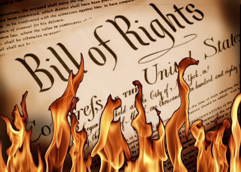 WAKE UP and Smell the Burning of Our Constitution