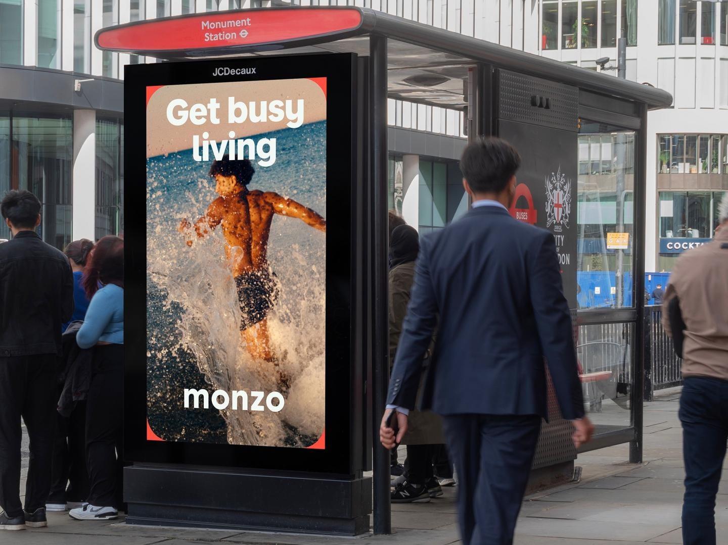 Monzo launches global brand platform with largest integrated campaign to date | JCDecaux UK Monzo launches global brand platform with largest integrated campaign to date | JCDecaux UK