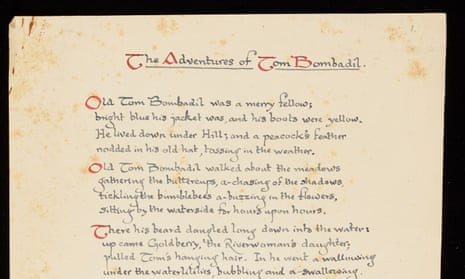 The first page of a holograph manuscript of JRR Tolkien’s The Adventures of Tom Bombadil, circa 1962 The first page of a holograph manuscript of JRR Tolkien’s The Adventures of Tom Bombadil, circa 1962