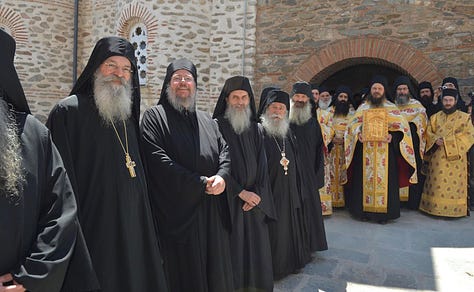 In Karyes, the administrative centre of Mount Athos