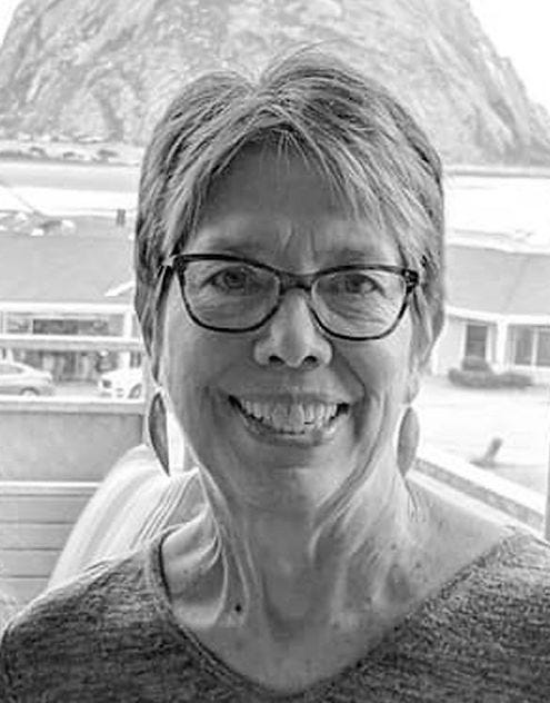 Black and white photo of the author, Juliane McAdam.