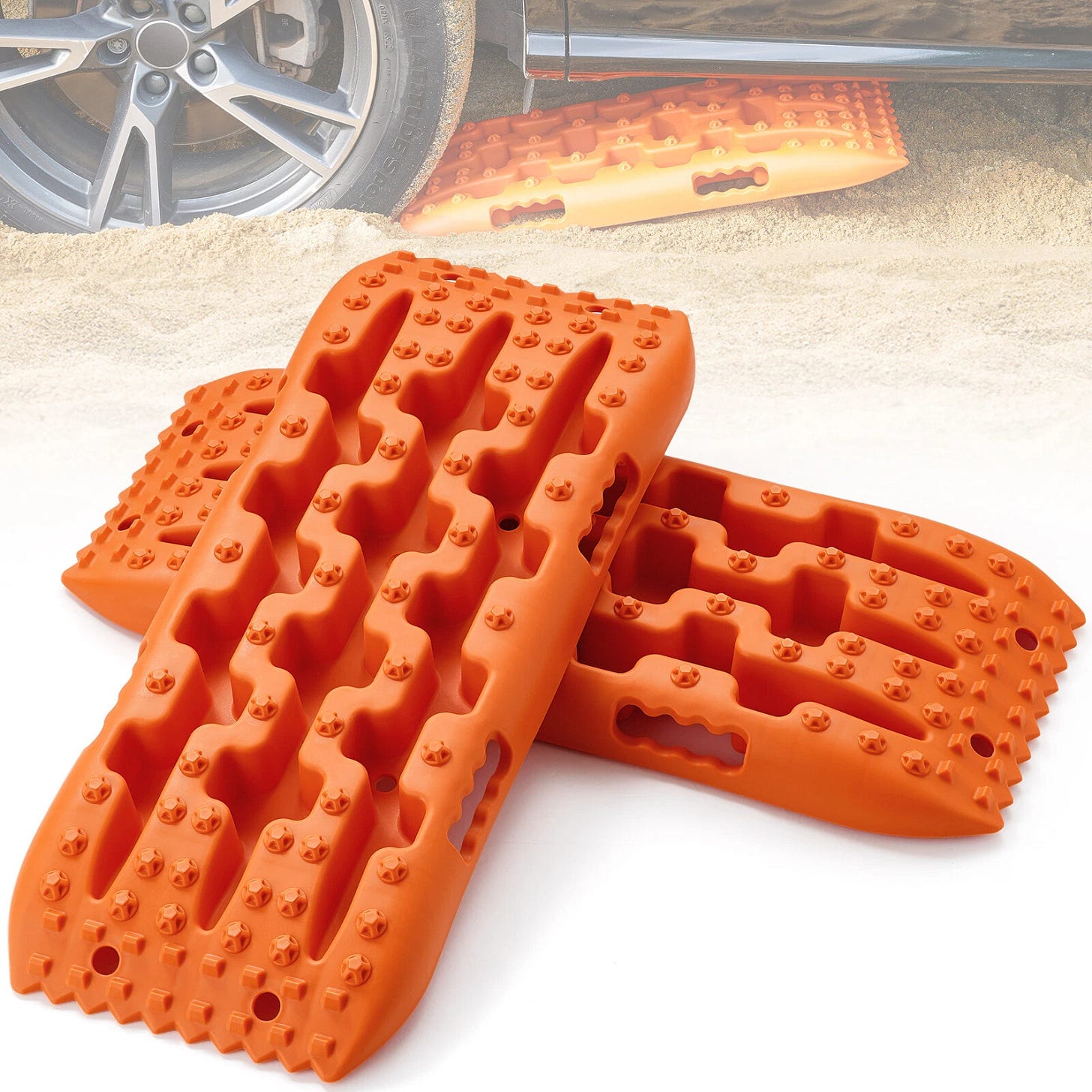 VEVOR 2PCS Traction Boards with PP for Mud Snow Sand Storage Bag Short Orange - Picture 1 of 12 VEVOR 2PCS Traction Boards with PP for Mud Snow Sand Storage Bag Short Orange - Picture 1 of 12