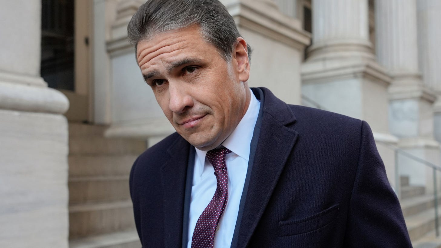 FILE - Todd Blanche, attorney for President-elect Donald Trump departs court, Jan. 7, 2025, in New York. (AP Photo/Julia Demaree Nikhinson, File) FILE - Todd Blanche, attorney for President-elect Donald Trump departs court, Jan. 7, 2025, in New York. (AP Photo/Julia Demaree Nikhinson, File)
