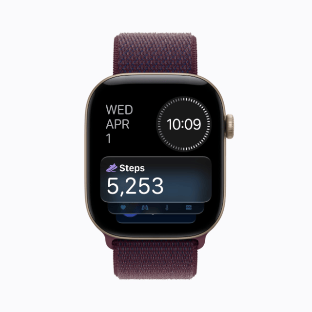 The pedometer model has been completely redesigned with new machine learning algorithms to provide more accurate distance measurements during indoor walk or run workouts, and the S11 chip allows for more accurate step counts all day.
