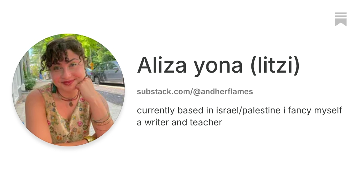 Aliza yona (litzi) | Substack