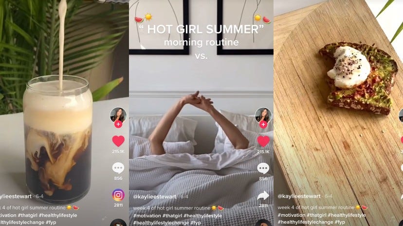 Hot girl summer 2021 TikTok post Hot girl summer 2021 TikTok post