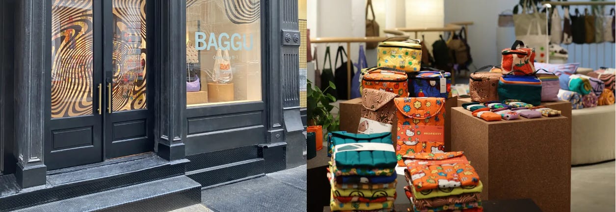 The Baggu store in SoHo, NYC