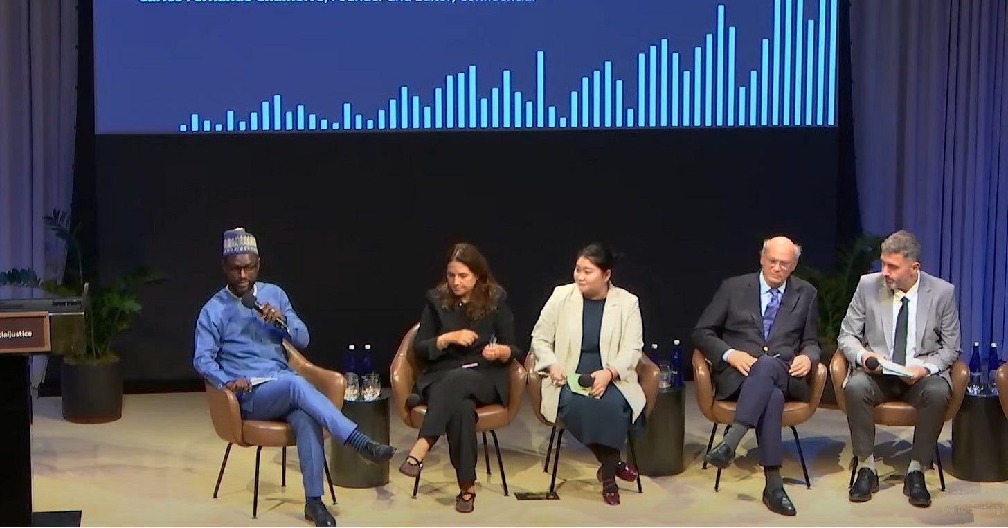 May be an image of 5 people and text