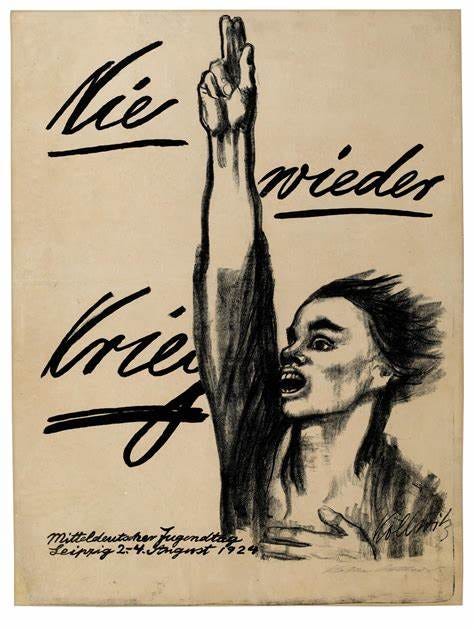 Poster »Never Again War«, Kn 205 – Käthe Kollwitz Museum Köln