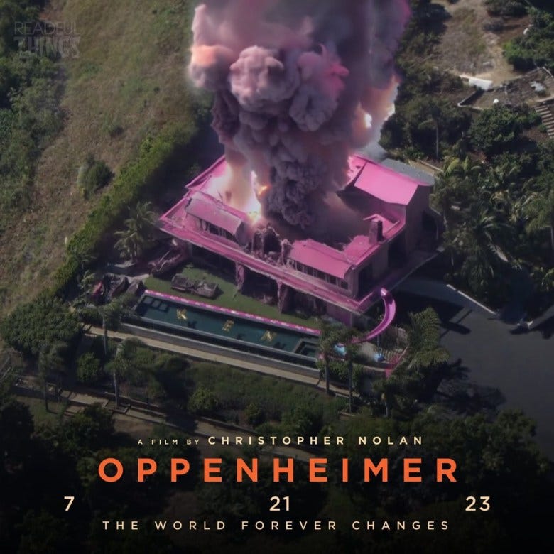 The Darkest Memes of the Barbie-Oppenheimer Double Feature