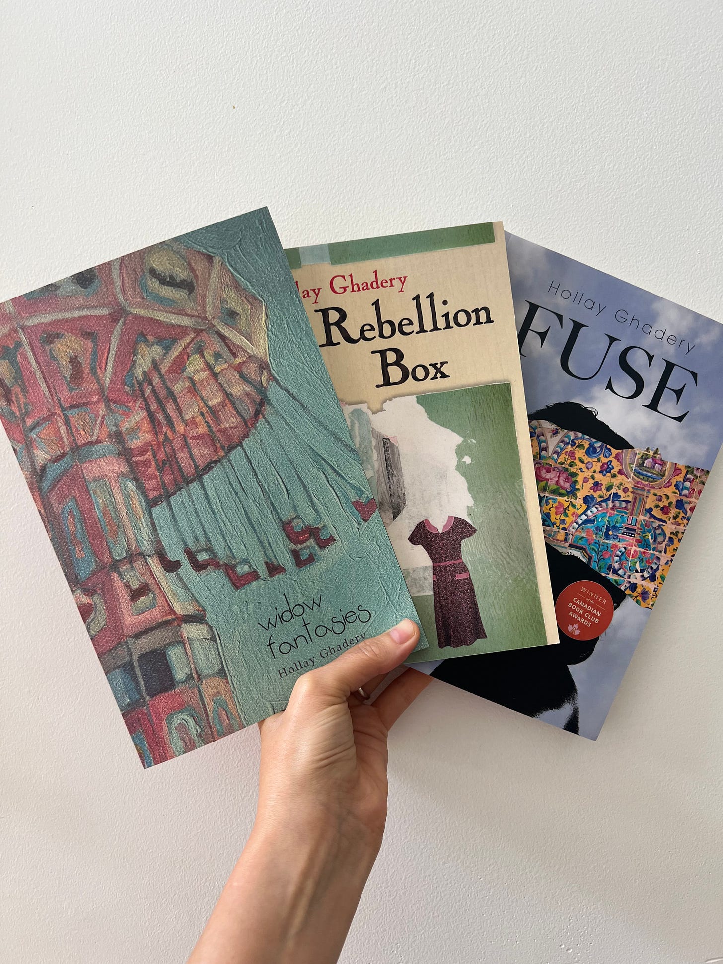 Three books by Hollay Ghadery Three books by Hollay Ghadery