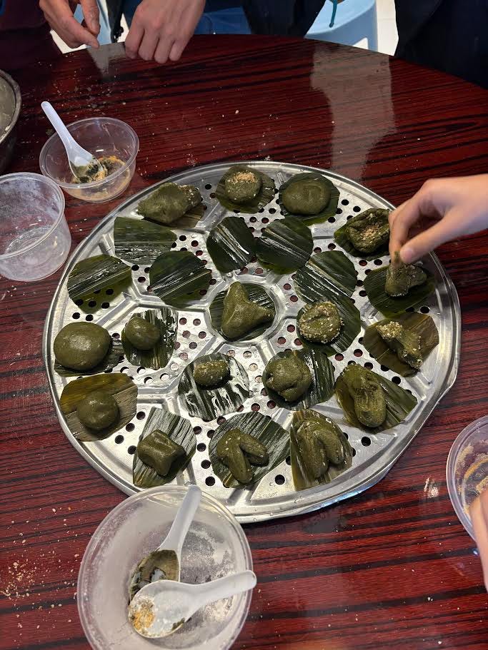 茶果の蒸す前 茶果の蒸す前