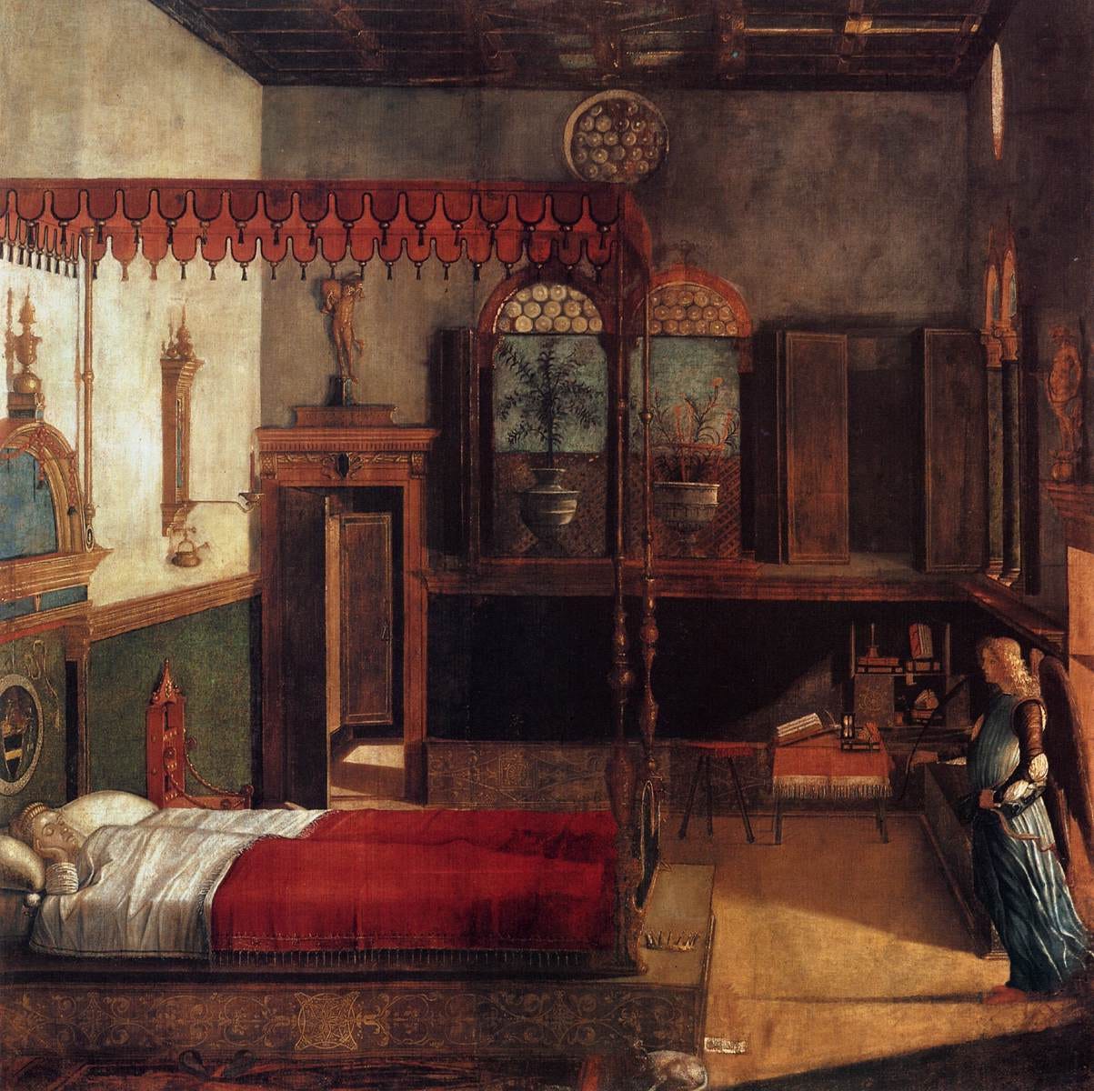 Angel entering bedroom