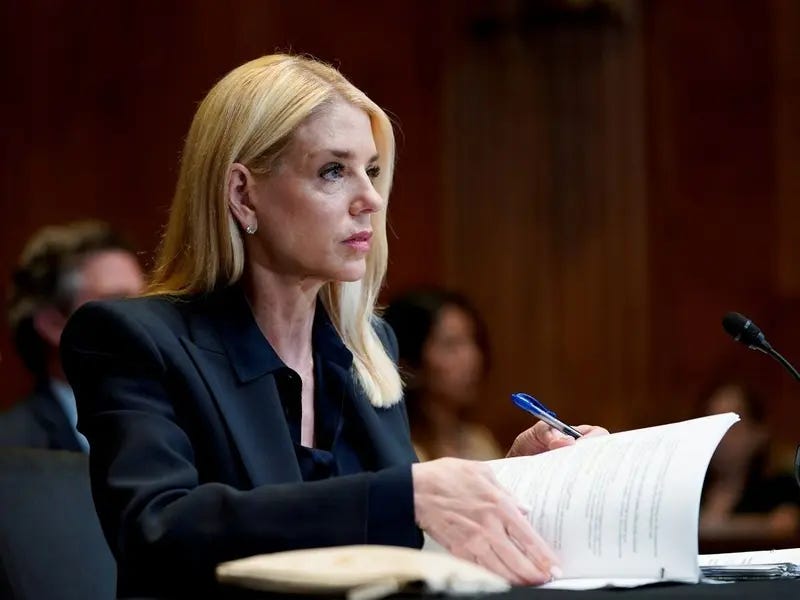 Actualidad - México, en la lista de amenazas extranjeras, según Pam Bondi,  fiscal de EU