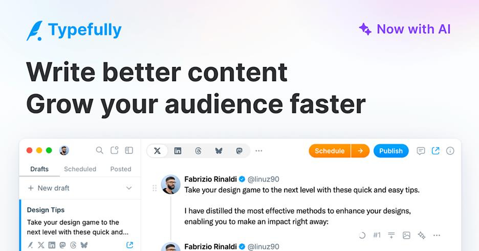 Typefully: Best social media tool for creators & businesses