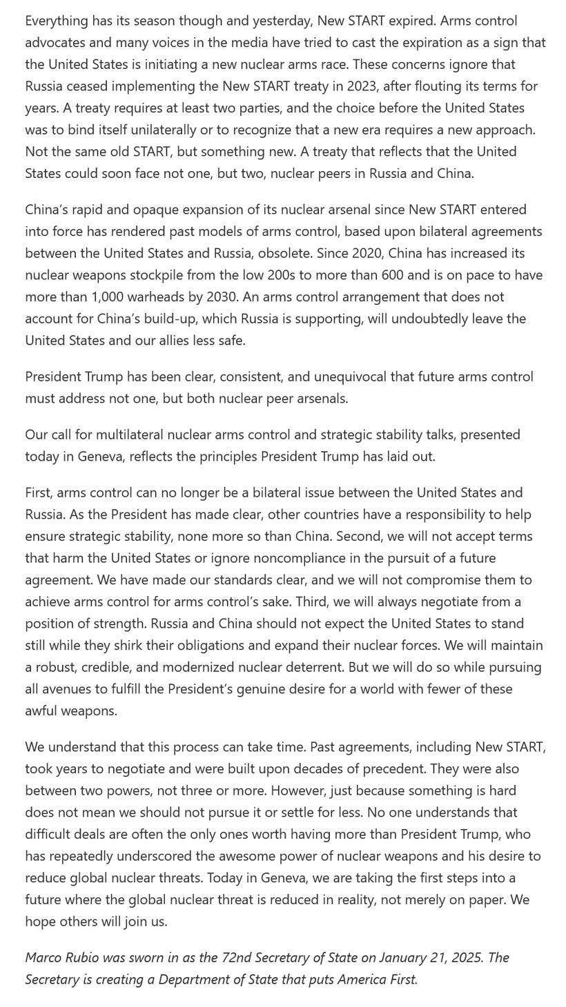 The Next Era of Nuclear Arms Control: U.S. Advocacy for Multilateral ...