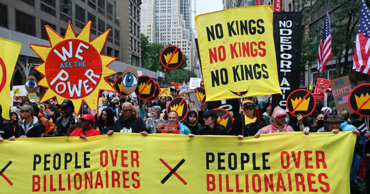 No Kings” Seeded a Mass Movement Against Trump, Backed by Labor - In These Times No Kings” Seeded a Mass Movement Against Trump, Backed by Labor - In These Times