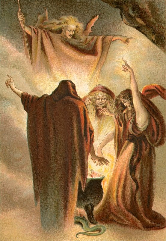 Macbeth by John Gilbert: Highest-quality art reproduction