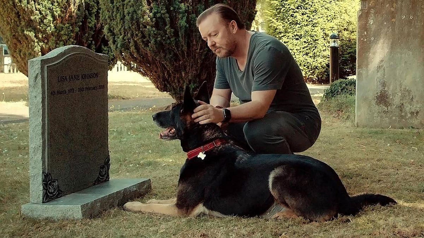 After Life", de Ricky Gervais: un conmovedor canto a la vida que nace con  la muerte del gran amor - Infobae