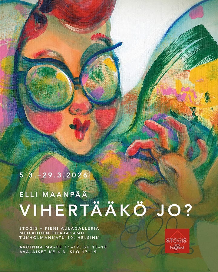 Art exhibition poster.