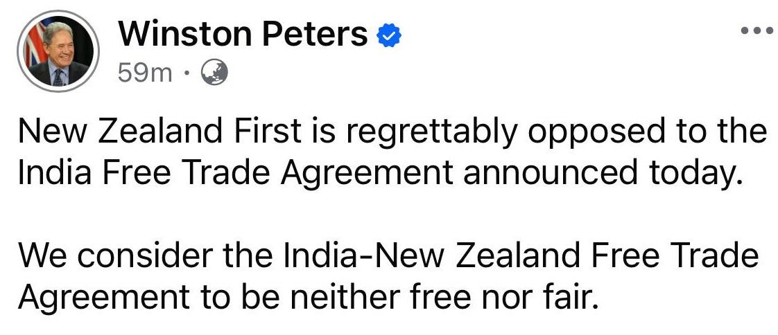 Winston says he won't support it.