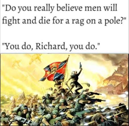Now thats soldiering Major Richard Sharpe meets 40k Now thats soldiering Major Richard Sharpe meets 40k