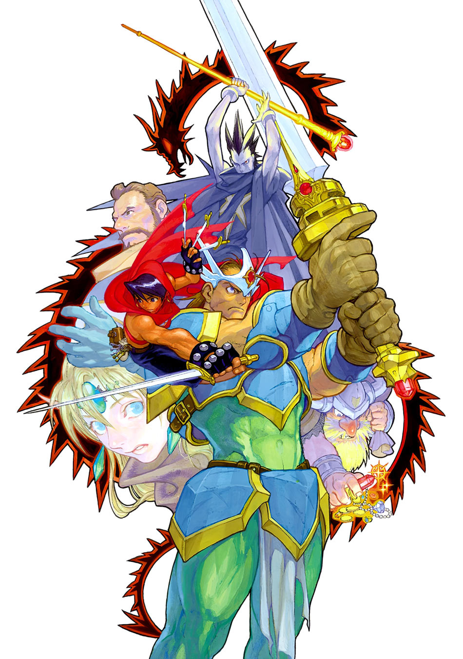 Heroes Promo Art from Dungeons & Dragons: Shadow over Mystara