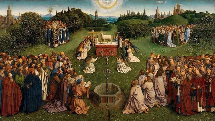 Adoration of the Lamb, 1432 - Jan van Eyck - WikiArt.org