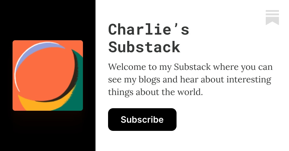 Charlie’s Substack | Substack