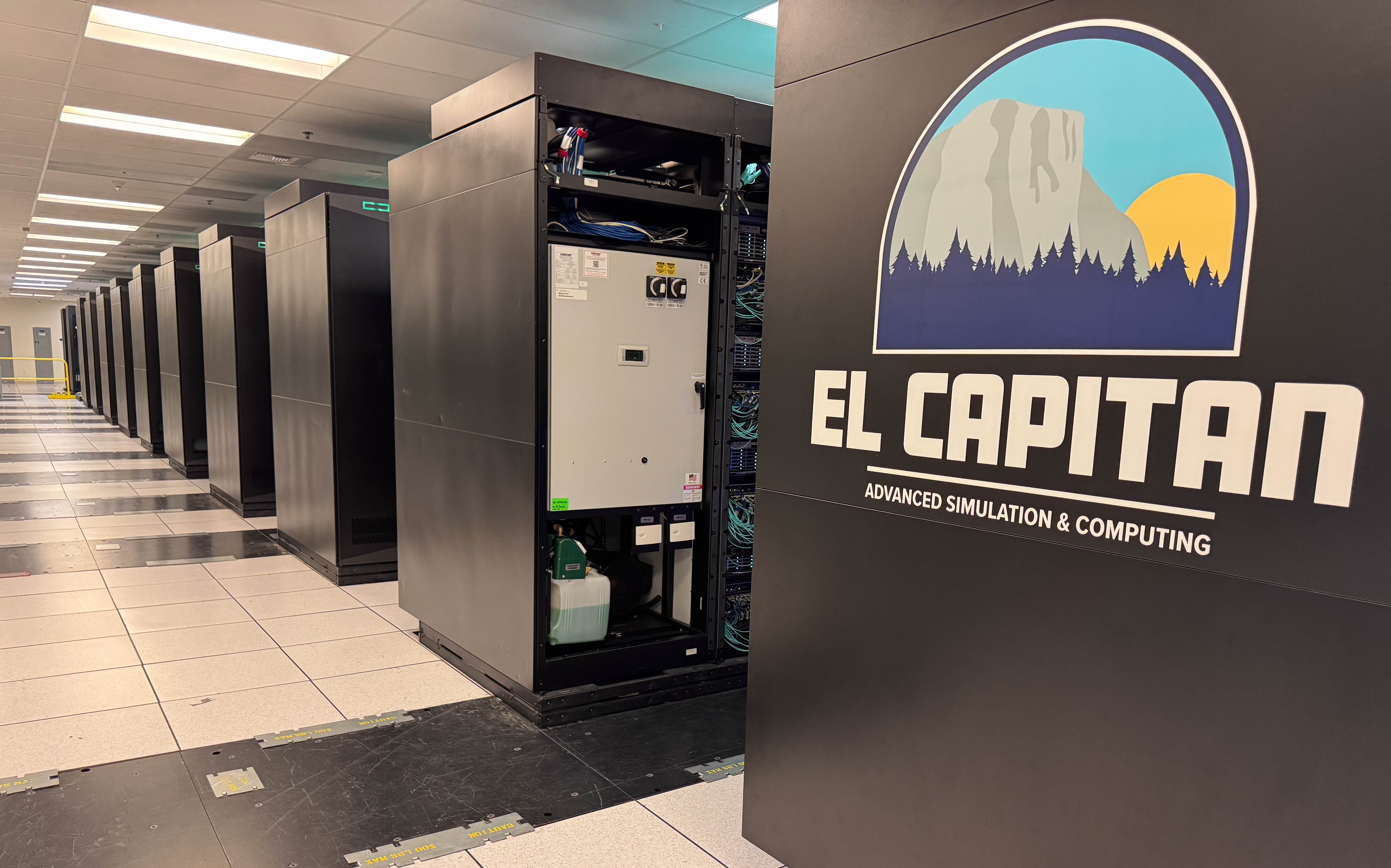 This is El Capitan the #1 Top500 Supercomputer