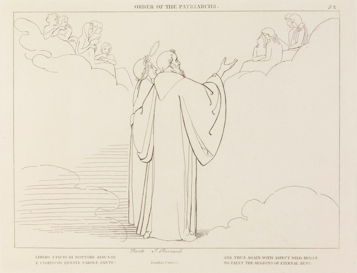 John Flaxman RA, 'Order of the Patriarchs' (from The Divine Comedy, Paradise)