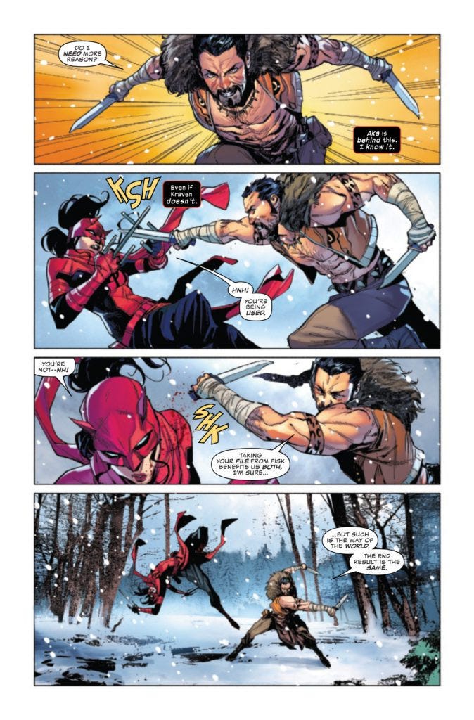marvel comics exclusive preview daredevil woman without fear