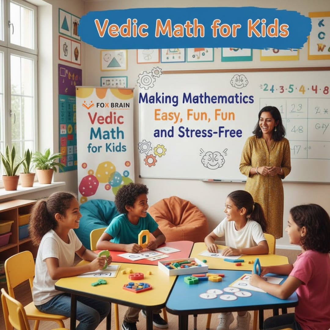Vedic Math Cartoon Vedic Math for Kids: Making Mathematics Easy, Fun, and Stress-Free