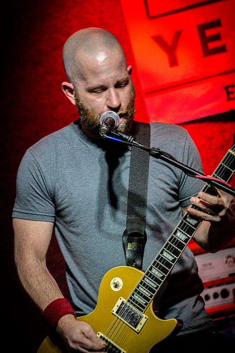 Brandt Holmes performs with The Fleeting Romance / photos by author
