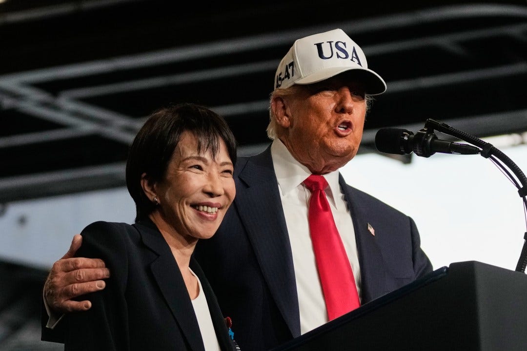 Donald Trump's new bestie: Japan's prime minister Sanae Takaichi