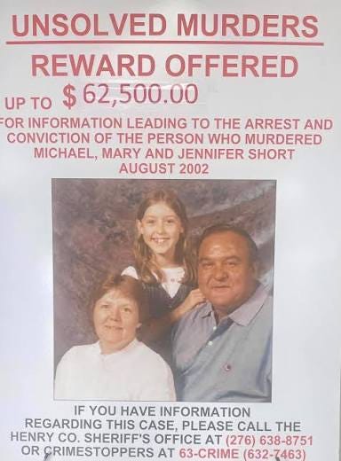Short family murders in Oak Level, Virginia remain unsolved Short family murders in Oak Level, Virginia remain unsolved