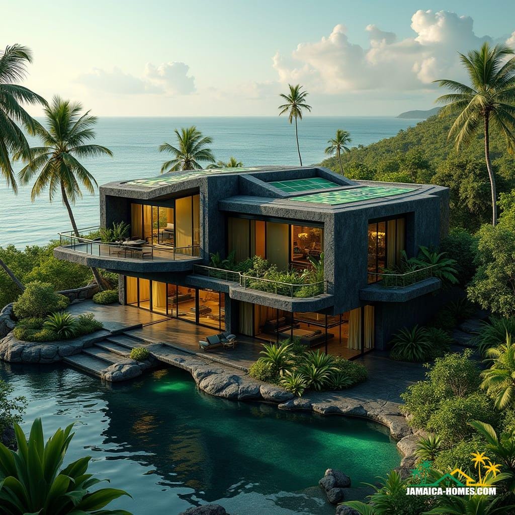 A futuristic Jamaican home