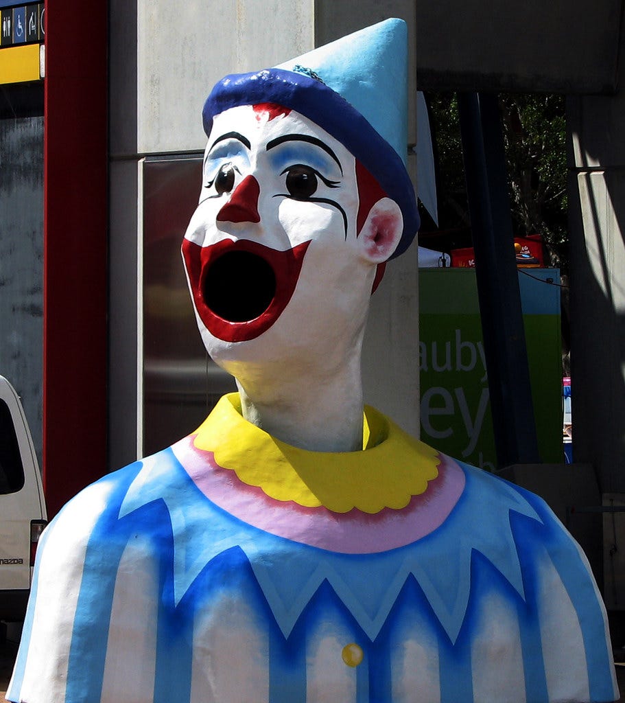 Clown at Homebush park