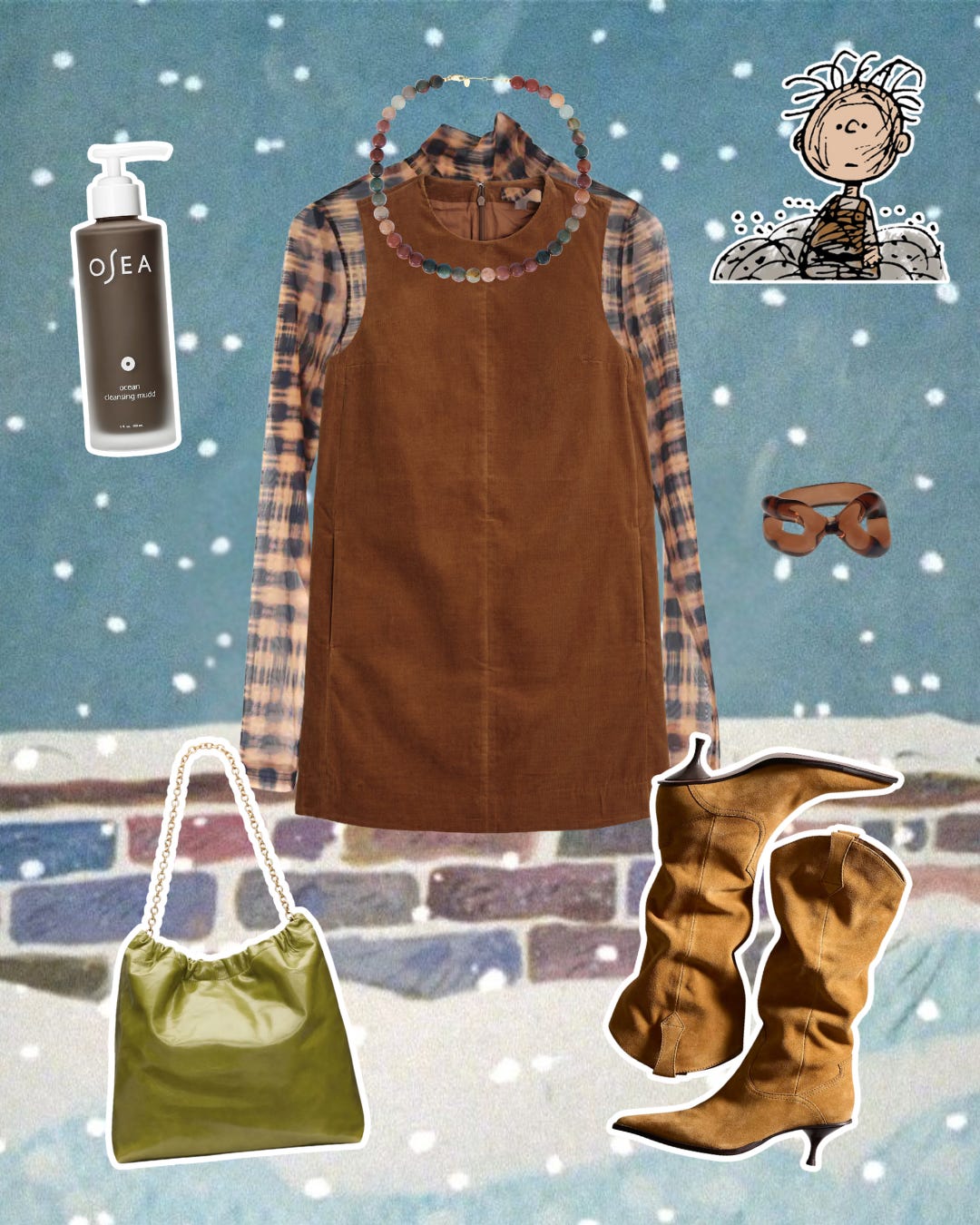 charlie brown christmas dress up Ingrid & Isabel Women's Maternity Cap Sleeve Maxi Dress - Brown - Size S