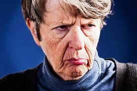 Pouting Angry Disturbed Old Woman Stock ...