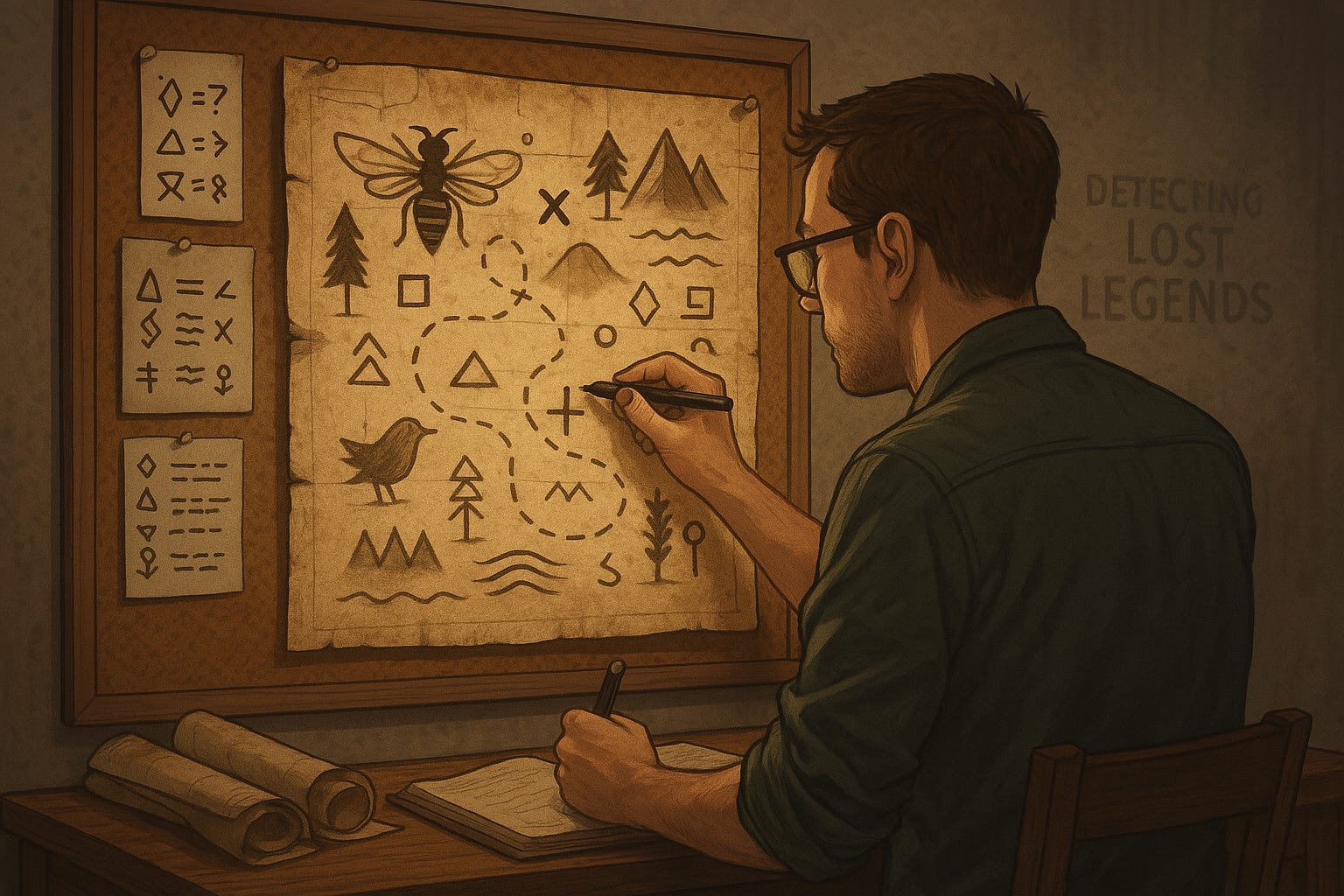 Ciphered Treasure Maps - by Mike Kress
