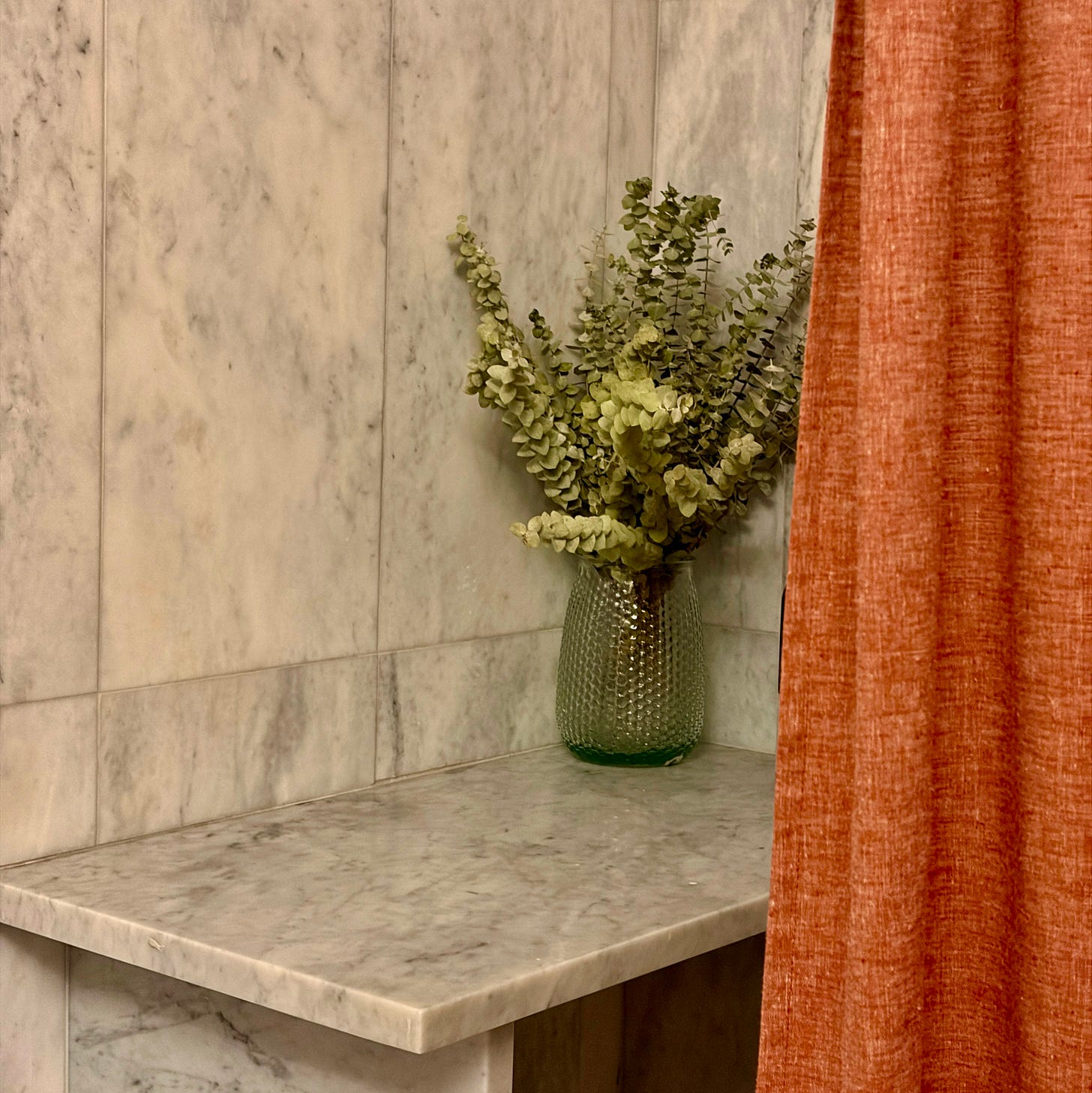 eucalyptus in the shower