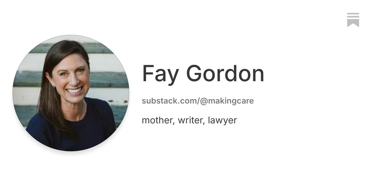 Fay Gordon | Substack