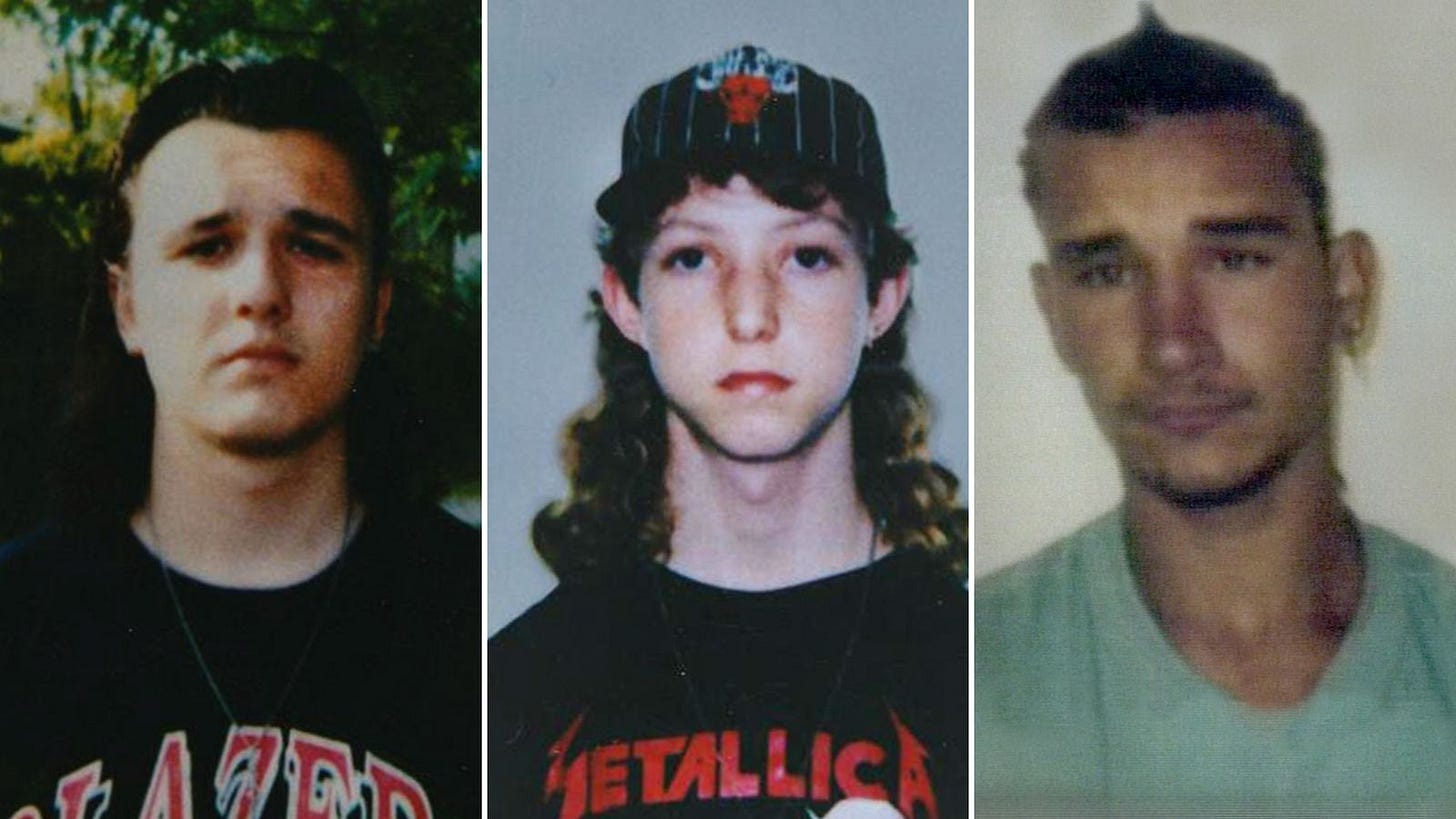 A young 3 men sent to death row