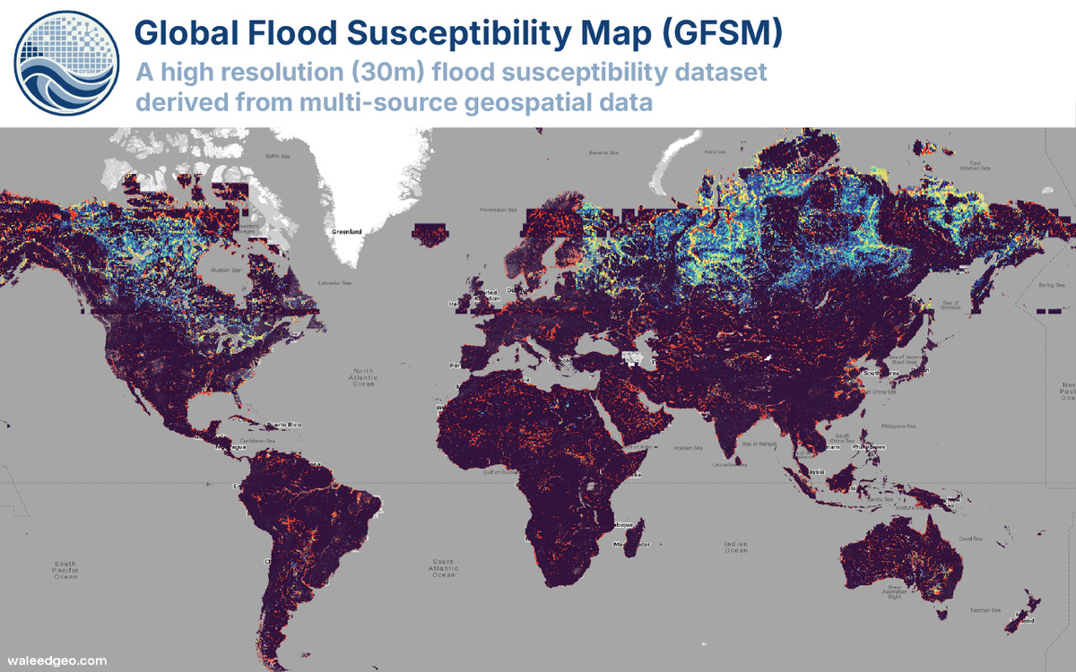 Global Flood Susceptibility Map cover image