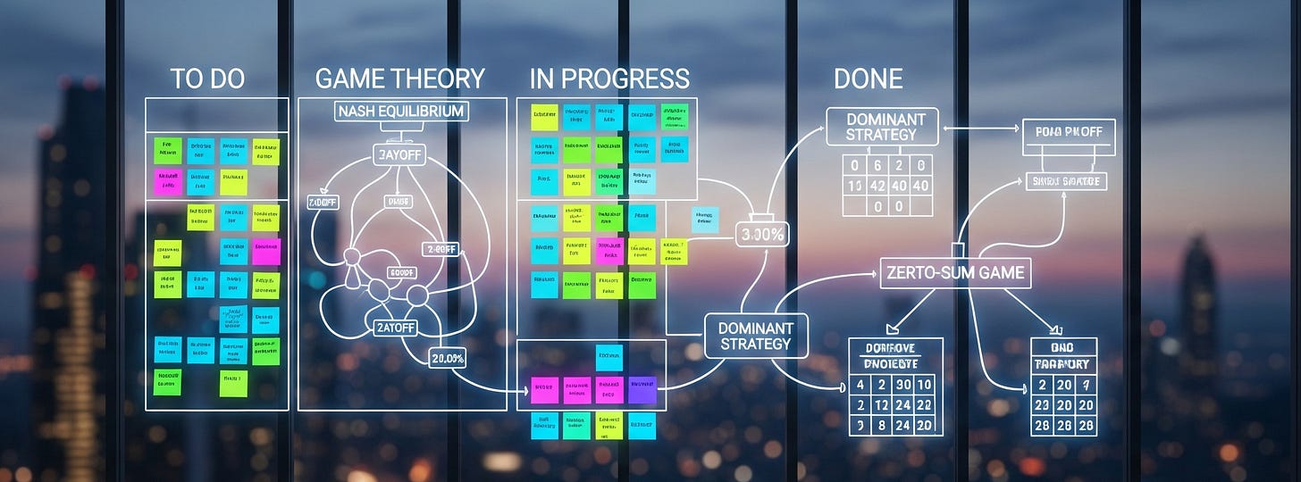 Game Theory for Scrum Masters: Why Your Transformation is Stuck in a Nash Equilibrium
