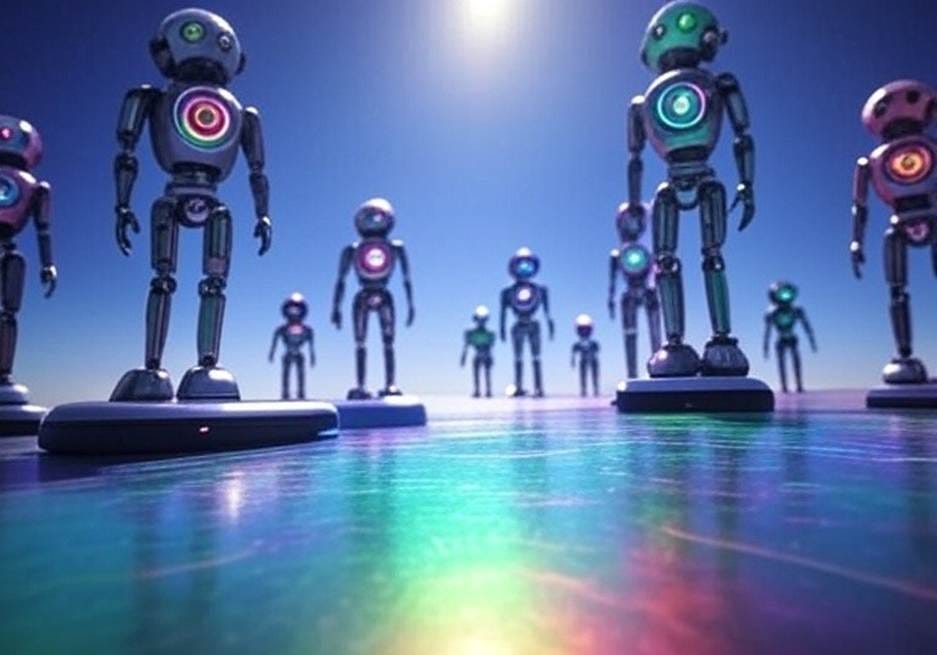 A group of robots standing on a surface

AI-generated content may be incorrect.