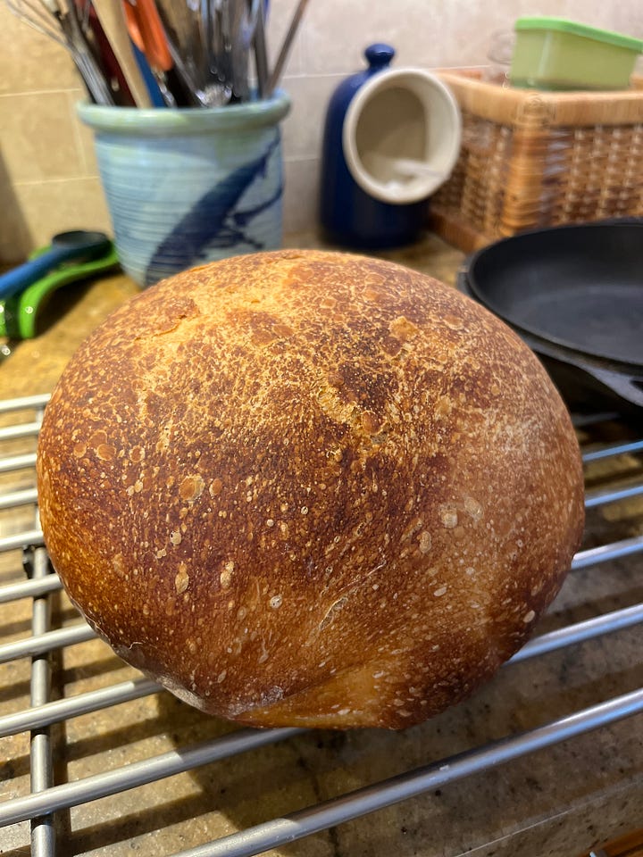 sourdough improves after resting in the fridge