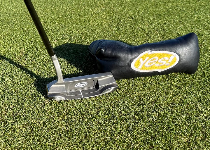 Various views of the Toulon Madison putter