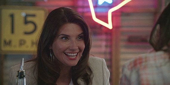 Denise making Geri laugh at Side Step on Walker. Denise making Geri laugh at Side Step on Walker.